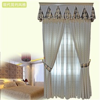 白色现代简约风格窗帘成品 规格 1.4米宽*2.8米高