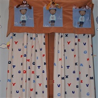 儿童小熊款窗帘