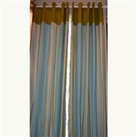 蓝绿格子 简约风格