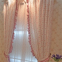 韩式田园风格碎花窗帘，温馨舒适，要几米拍几米